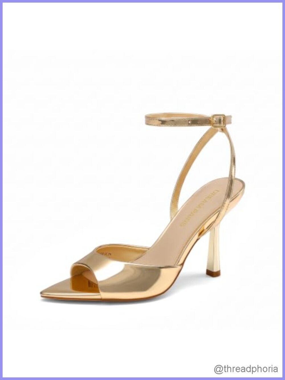 Stiletto Kitten Heel Sandals Women's Pointed Toe Dress Heels